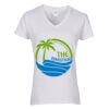 Heavy Cotton Women's V-Neck T-Shirt Thumbnail